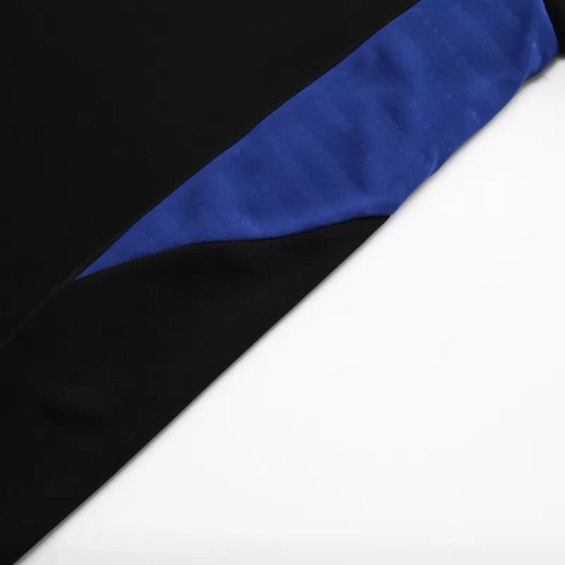 Kid's Manchester United 1/4 Zip Training Kit (Jacket+Pants) 2025/26 - Black