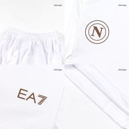 Kid's Napoli Away Soccer Jersey Kit (Jersey+Shorts) 2025/26