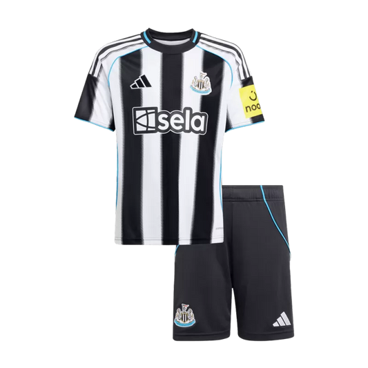 Kid's Newcastle United Home Soccer Jersey Kit(Jersey+Shorts) 2025/26