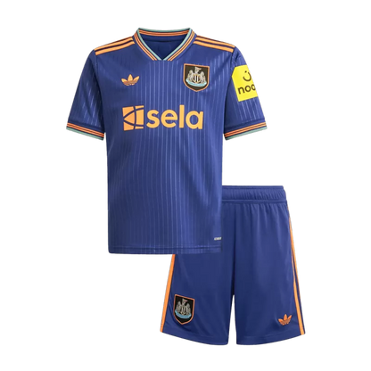 Kid's Newcastle United Third Away Soccer Jersey Kit(Jersey+Shorts) 2025/26