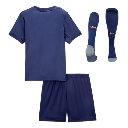 Kid's PSG Home Soccer Jersey Kit(Jersey+Shorts+Socks) 2025/26