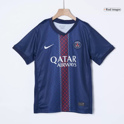 Kid's PSG Home Soccer Jersey Kit(Jersey+Shorts+Socks) 2025/26