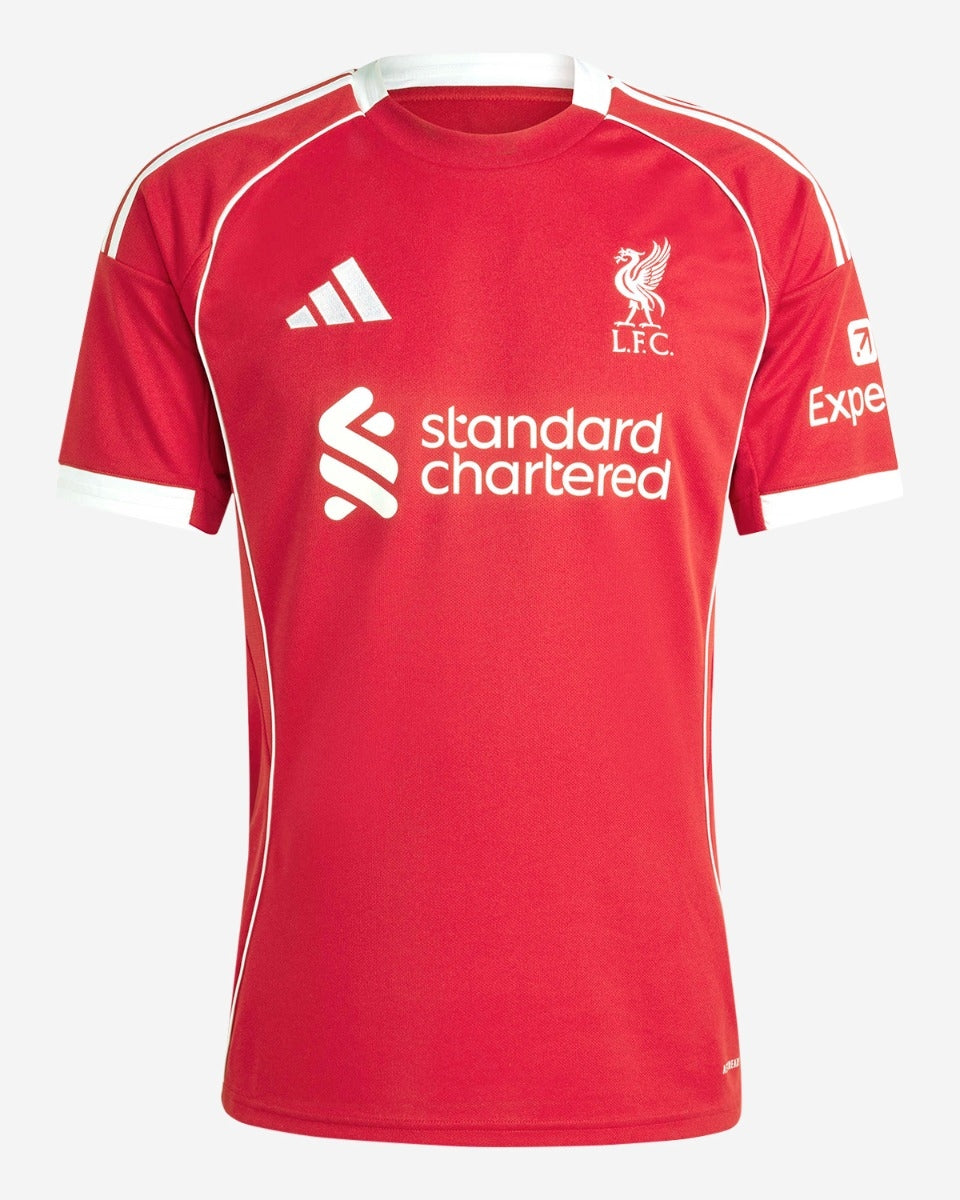 Camiseta de fútbol local del Liverpool 2025/26