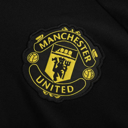 Manchester United 1/4 Zip Training Kit (Jacket+Pants) 2025/26 - Black