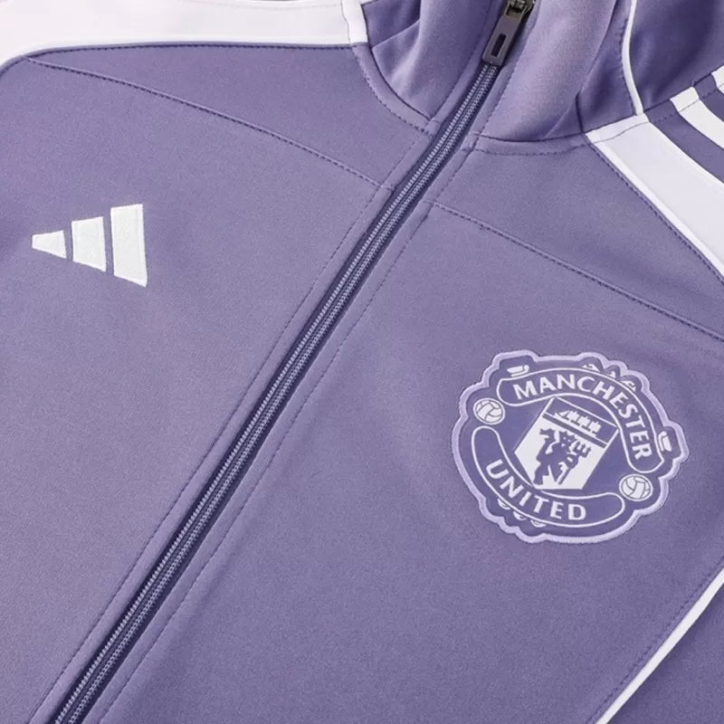 Manchester United Training Jacket Kit (Jacket+Pants) 2025/26 - Purple