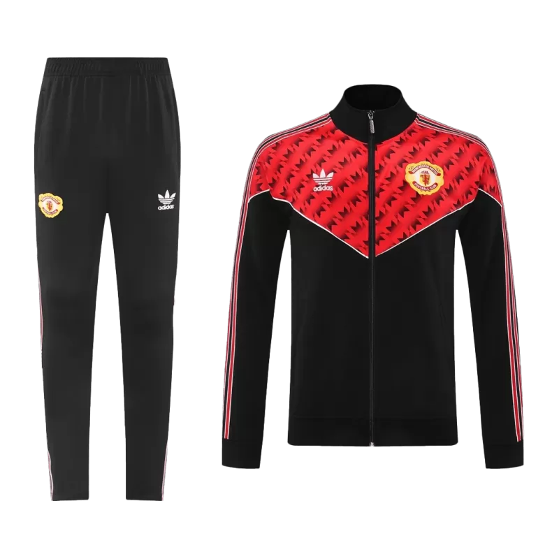 Manchester United Training Jacket Kit (Jacket+Pants) 2025/26 - Red&Black