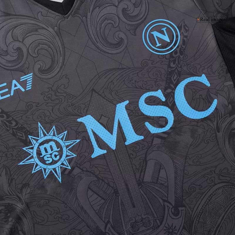 Camiseta del tercer partido de los Campioni d'Italia del SSC Napoli 2024/25