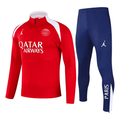 PSG 1/4 Zip Training Kit (Jacket+Pants) 2025/26 - Red