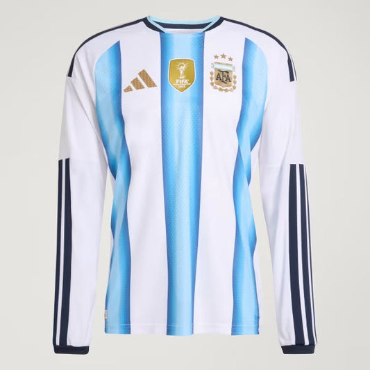 Player Version Argentina Home Long Sleeve Jersey 2026 - Slim Fit