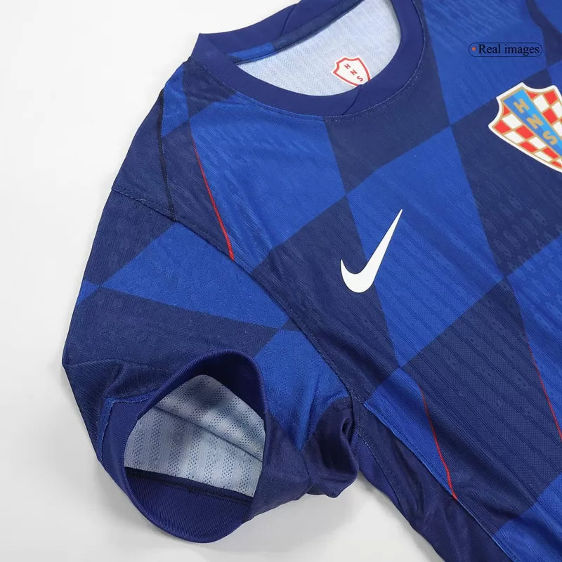 Player Version Croatia Away Soccer Jersey Euro 2024/25 - Slim Fit