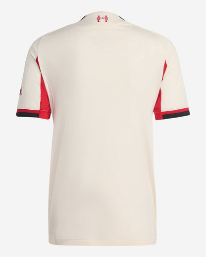 Camiseta de fútbol visitante del Liverpool 2025/26, versión de jugador