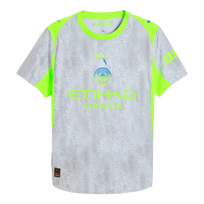 Kid's Manchester City Third Away Soccer Jersey Kit(Jersey+Shorts) 2025/26