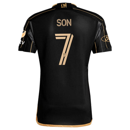Versión para aficionados LAFC #7 Son Heung-Min Negro 2024 Local