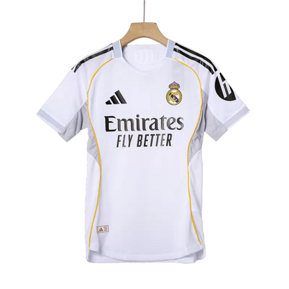 Player Version Real Madrid Home Soccer Jersey Kit (Jacket+Pants) 2025/26 - Slim Fit