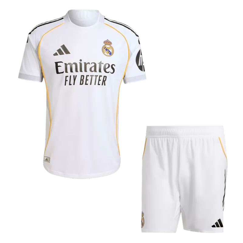 Player Version Real Madrid Home Soccer Jersey Kit (Jacket+Pants) 2025/26 - Slim Fit