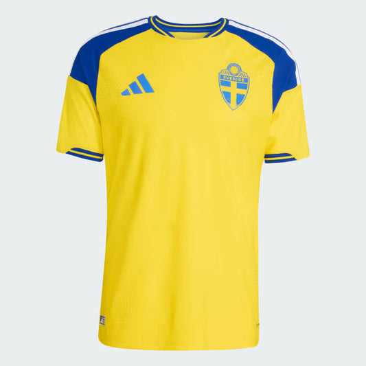 Player Version Sweden Home Soccer Jersey 2026 - Slim Fit