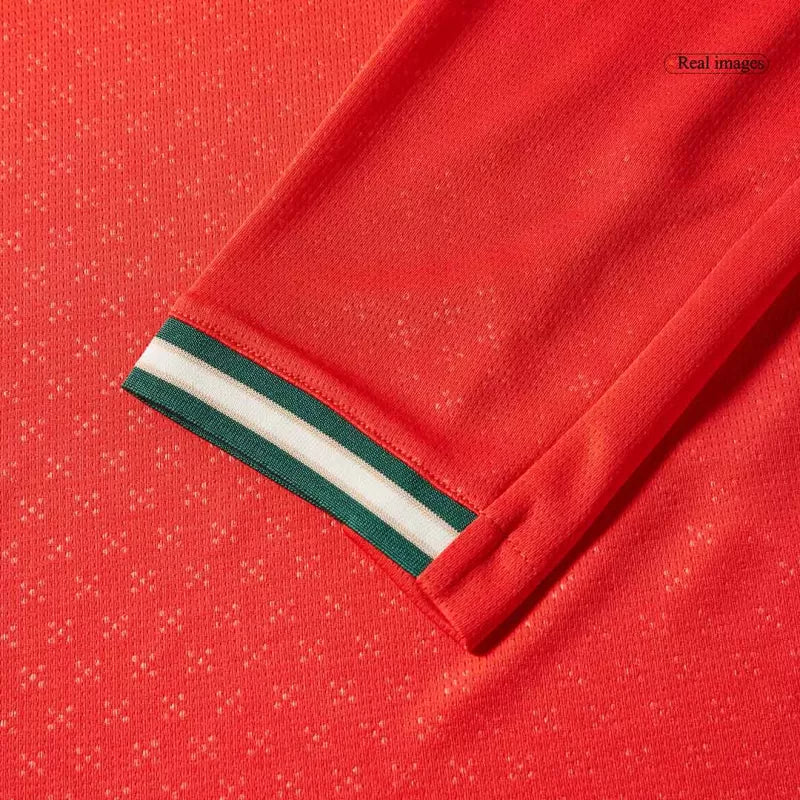 Portugal Home Long Sleeve Soccer Jersey 2025