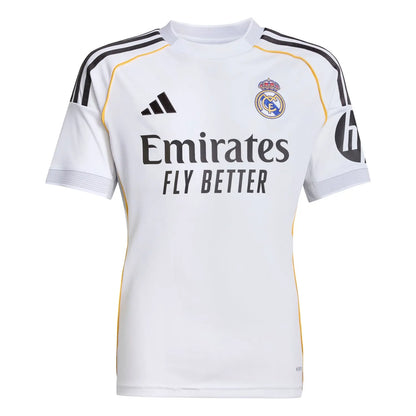 Camiseta de fútbol local del Real Madrid para niño (camiseta, pantalón corto y medias) 2025/26