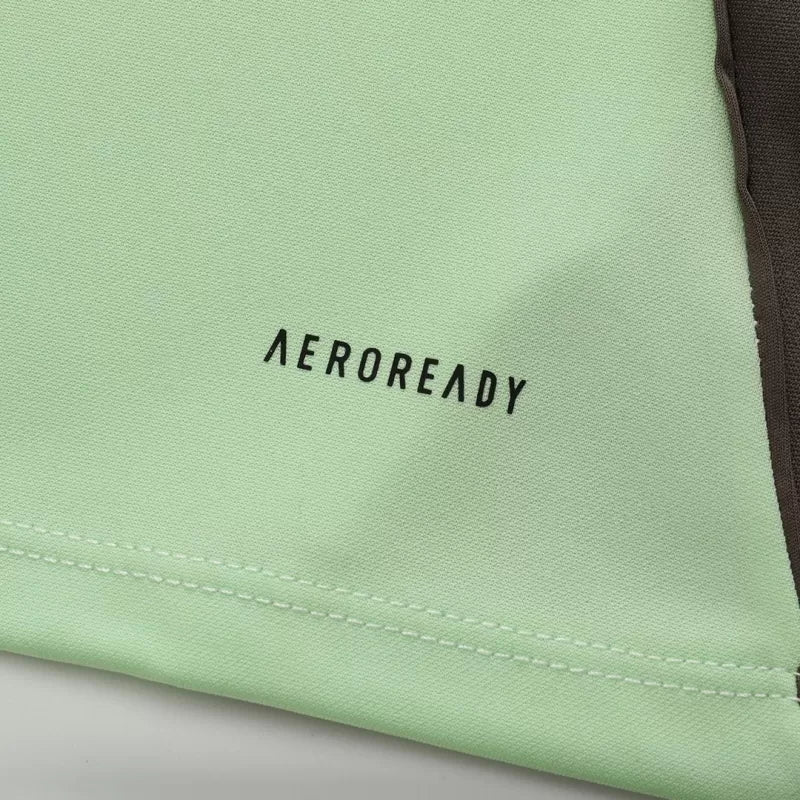 Kid's Real Madrid 1/4 Zip Training Kit (Jacket+Pants) 2025/26 - Green