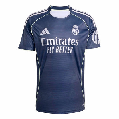 Camiseta de fútbol visitante del Real Madrid 2025/26