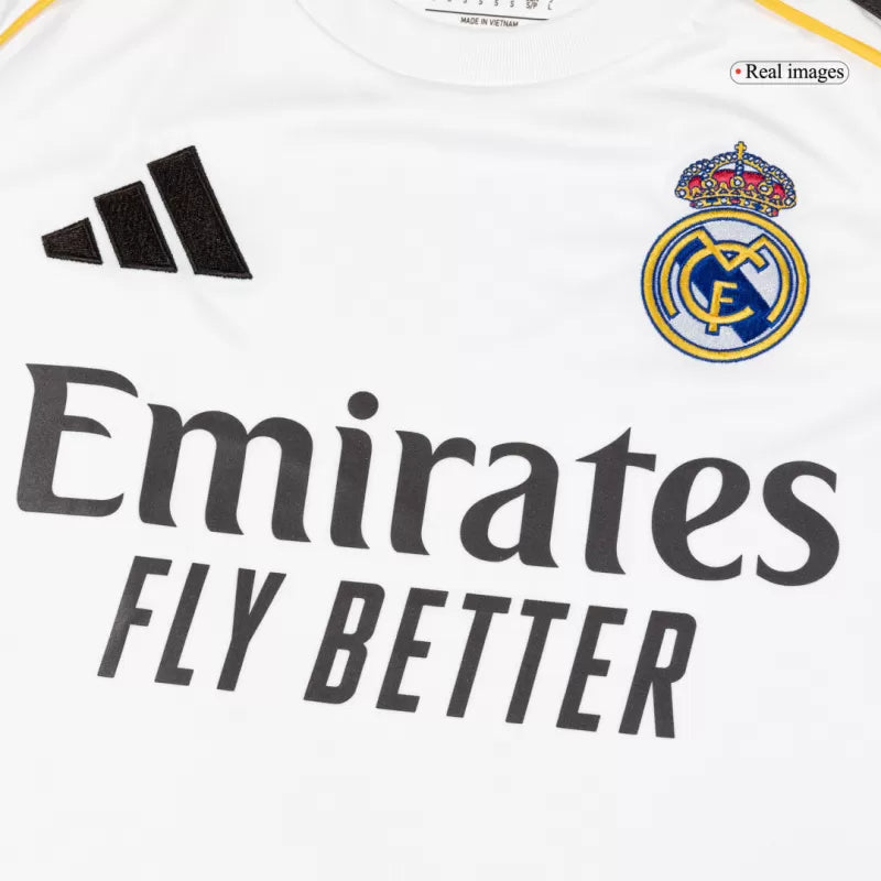 Real Madrid Home Soccer Jersey Kit (Jersey+Shorts) 2025/26