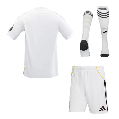 Real Madrid Home Soccer Jersey Kit (Jersey+Shorts+Socks) 2025/26