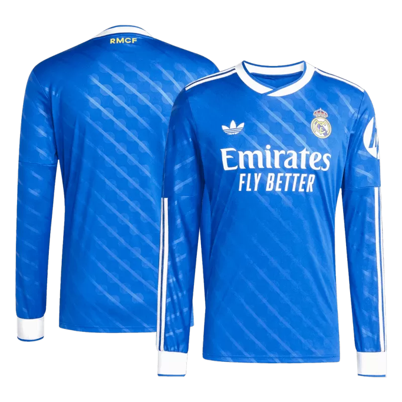 Real Madrid Third Away Long Sleeve Soccer Jersey 2025/26