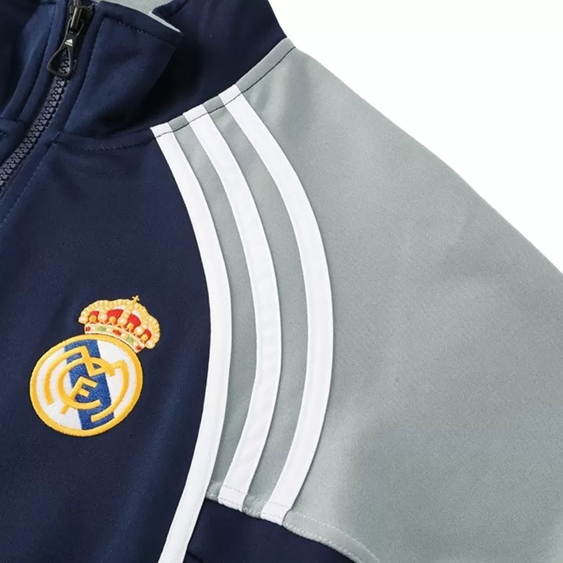 Real Madrid Training Jacket 2025/26 - Navy & Gray