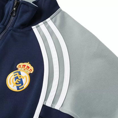 Real Madrid Training Jacket 2025/26 - Navy & Gray