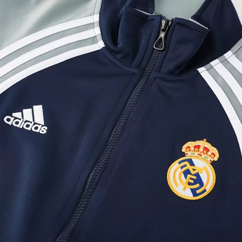 Real Madrid Training Jacket 2025/26 - Navy & Gray