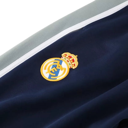 Real Madrid Training Jacket Kit (Jacket+Pants) 2025/26 - Navy & Gray