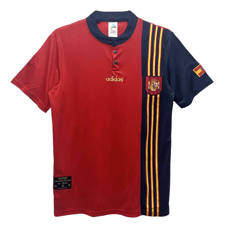 Retro Soccer Jersey Spain Home 1996