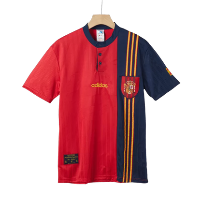 Retro Soccer Jersey Spain Home 1996
