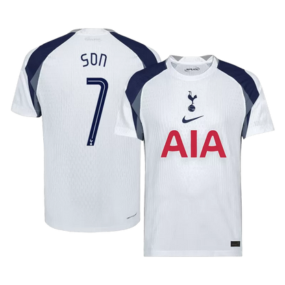 SON #7 Player Version Tottenham Hotspur Home Soccer Jersey 2025/26 - UCL