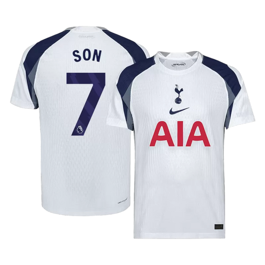 SON #7 Player Version Tottenham Hotspur Home Soccer Jersey 2025/26