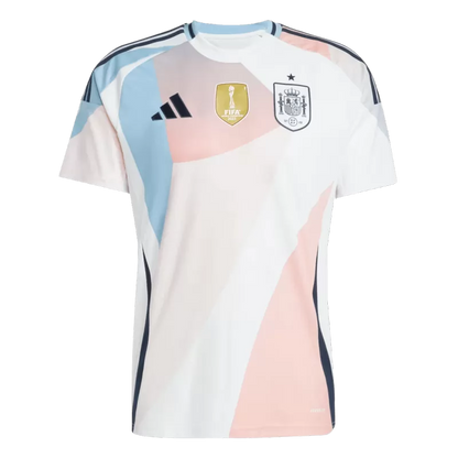 Camiseta de fútbol visitante de España para la Eurocopa femenina 2025