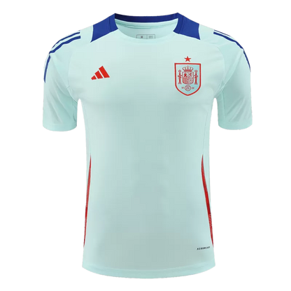 Spain Pre-Match Soccer Jersey EURO 2024 - Light Blue