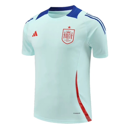 Spain Pre-Match Soccer Jersey EURO 2024 - Light Blue