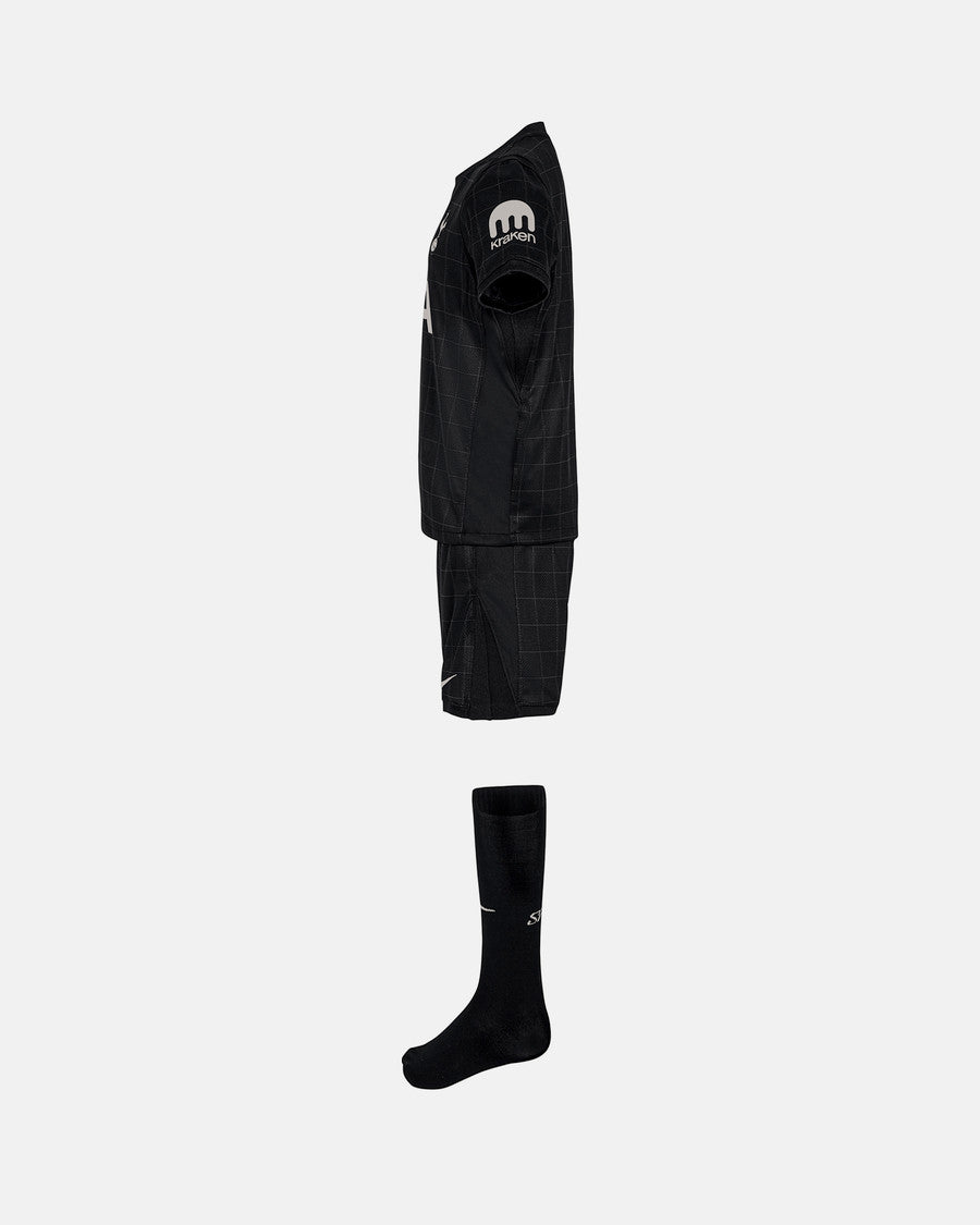 Camiseta de fútbol visitante del Tottenham Hotspur para niño 2025/26 (Camiseta + Pantalones cortos + Calcetines)