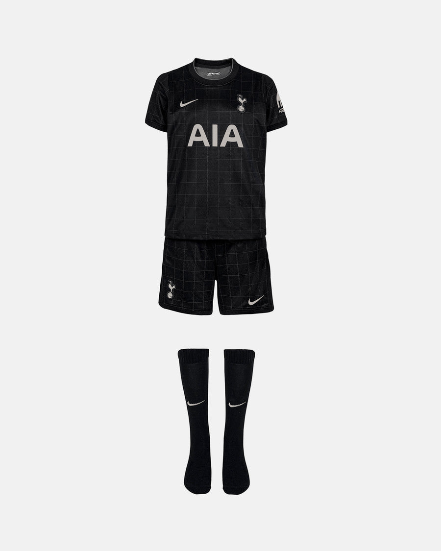 Camiseta de fútbol visitante del Tottenham Hotspur para niño 2025/26 (Camiseta + Pantalones cortos + Calcetines)