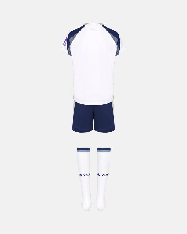 Camiseta de fútbol local del Tottenham Hotspur para niño 2025/26 (Camiseta + Pantalón corto + Calcetines)