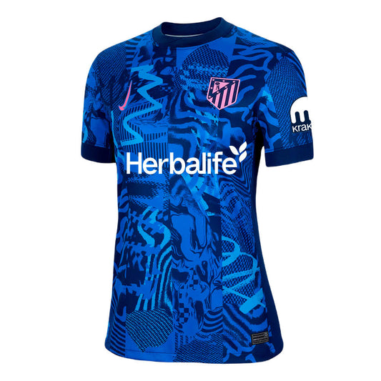 Camiseta de fútbol visitante del Atlético de Madrid para mujer 2025/26