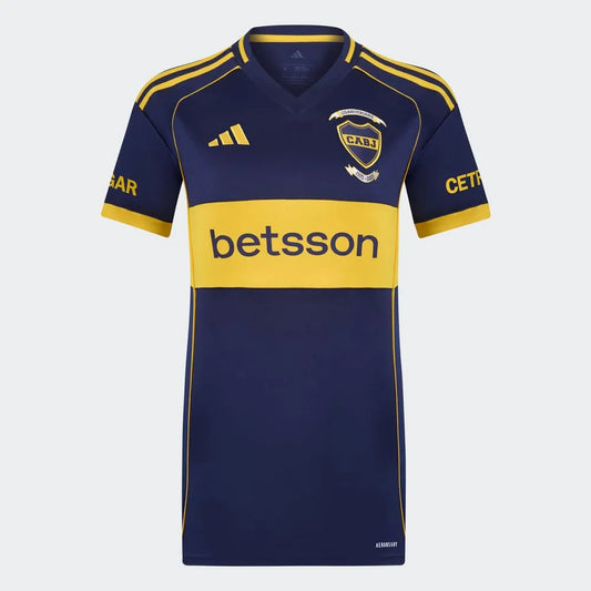 Camiseta de fútbol local de Boca Juniors para mujer 2025/26