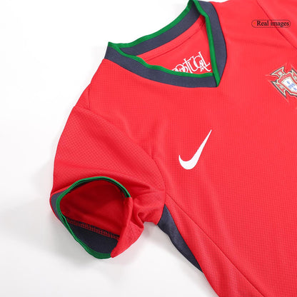 Camiseta local de Portugal para niños (equipamiento completo) Eurocopa 2024