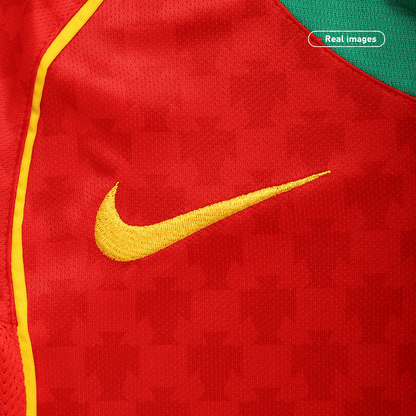 Camiseta Retro Futbol Portugal Local 2004 - Final Eurocopa