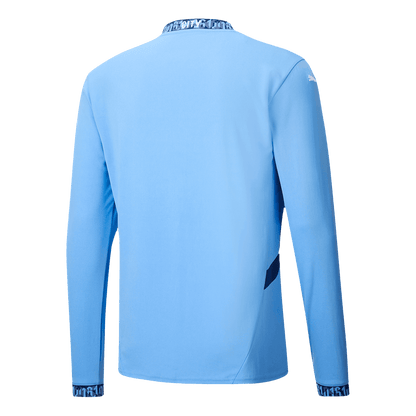 Manchester City Home Long Sleeve  Soccer Jersey 2024/25 Top Soccer Jerseys Store