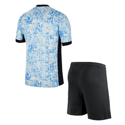 Camiseta visitante de Portugal para hombre (camiseta y pantalón corto) para la Eurocopa 2024