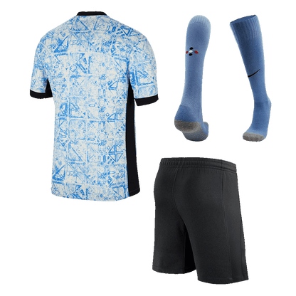 Camiseta de visitante de Portugal para hombre (equipamiento completo) para la Eurocopa 2024