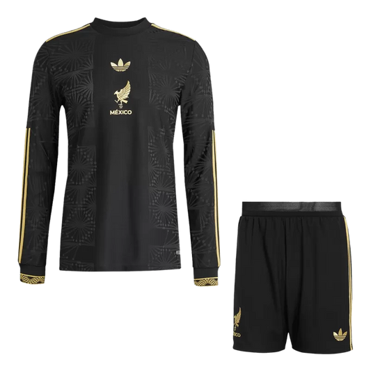 Camiseta de manga larga de visitante de México, versión para jugadores, 2025 - Copa Oro