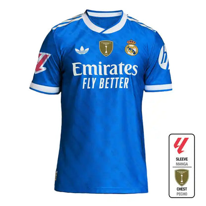 Camiseta de fútbol de visitante del Real Madrid 2025/26 (tercera equipación)